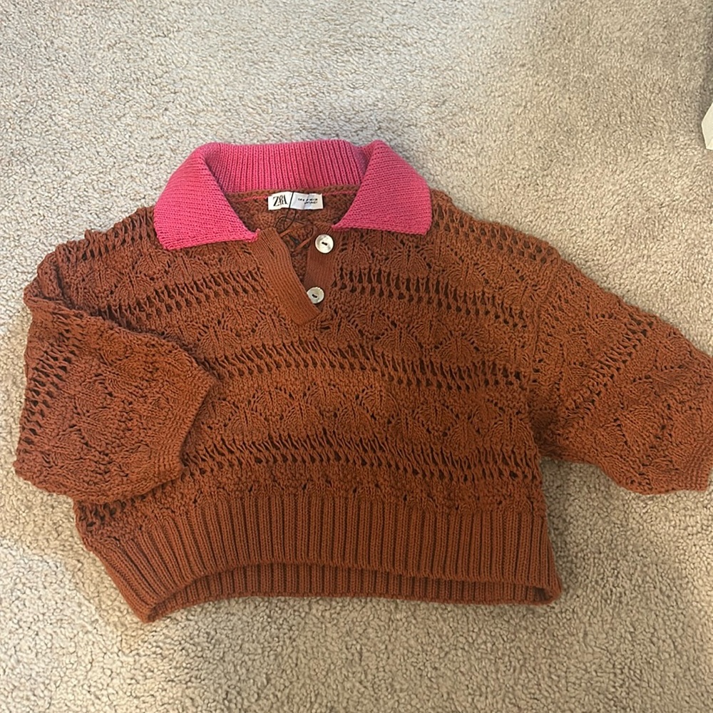 Zara Knit Sweater Crop